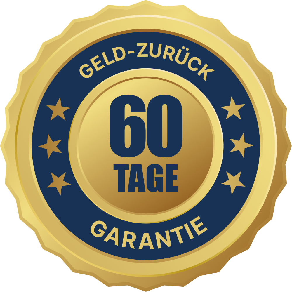 60-tägige Geld-zurück-Garantie